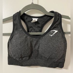 Gymshark Vital Seamless 2.0 Sports Bra in Charcoal Marl (CS)